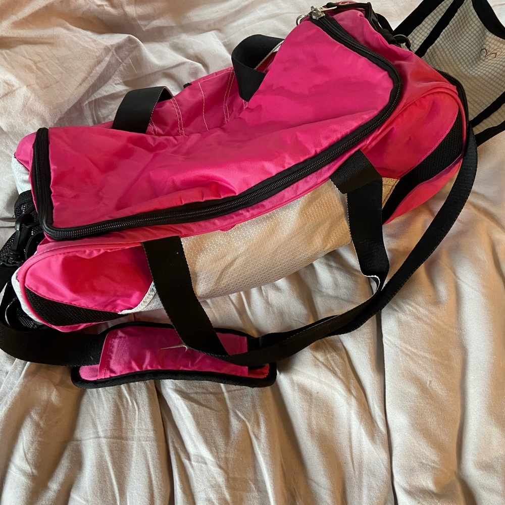 Nike hot pink gym bag